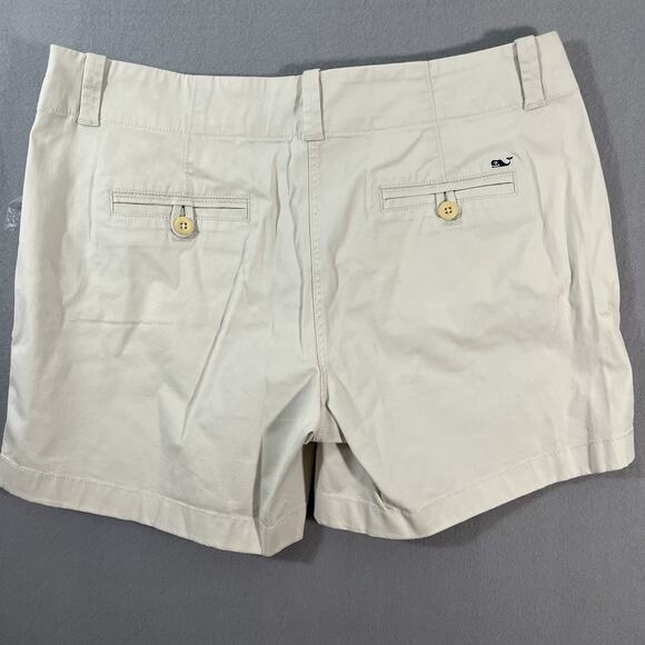 NWT VINEYARD VINES Stone Beige Everyday 5" Shorts - Women Sz 10 - Picture 2 of 8